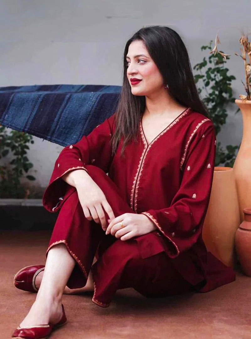 Dhanak 3PC Embroidered-892