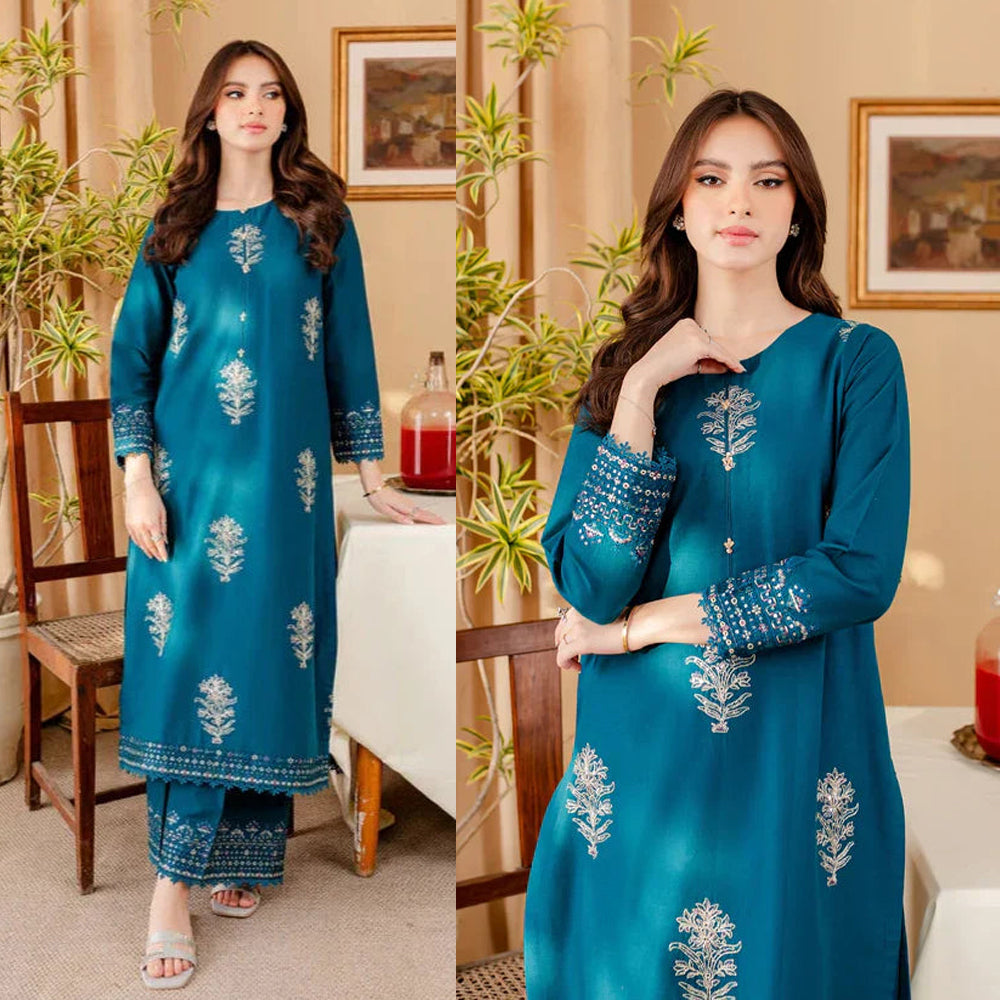 BATIK Dhanak 2PC Embroidered With Dhanak Embroidered Trouser-283